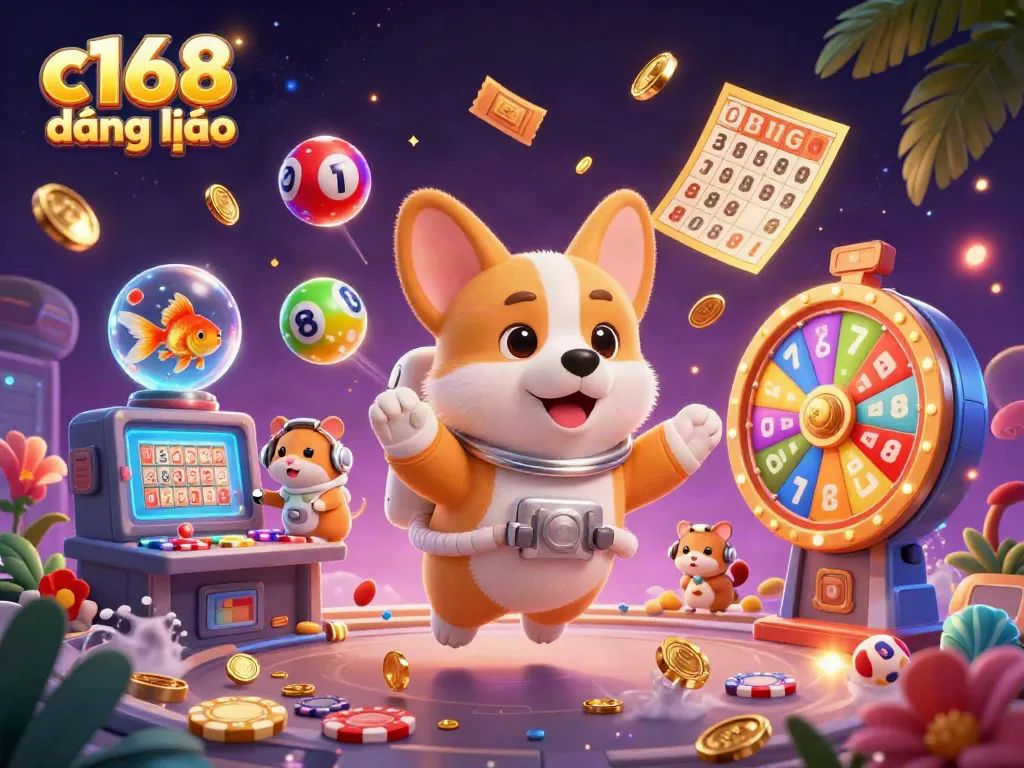 Engage with c168 đăng nhập for thrilling casino adventures in this vibrant 3D illustration.