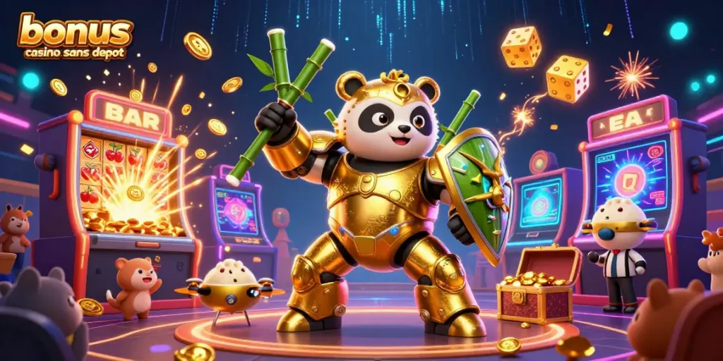 Gagnez avec un bonus casino sans dépôt tout en jouant à des machines à sous dans une ambiance festive.
